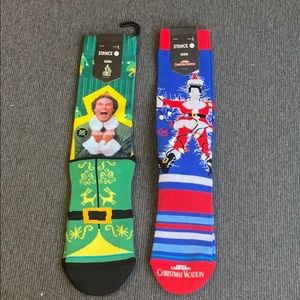 Stance Christmas socks. elf and Christmas Vacation